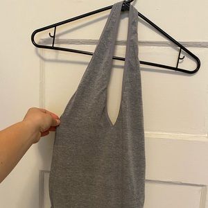 American Apparel grey bodysuit